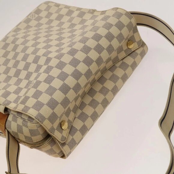 LOUIS VUITTON Damier Azur Naviglio Shoulder Bag N51189 LV Auth 131659 - Picture 7 of 16